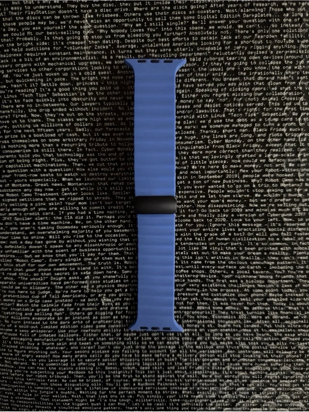 Unbranded Ocean Strap Apple Watch Band 42mm silicone